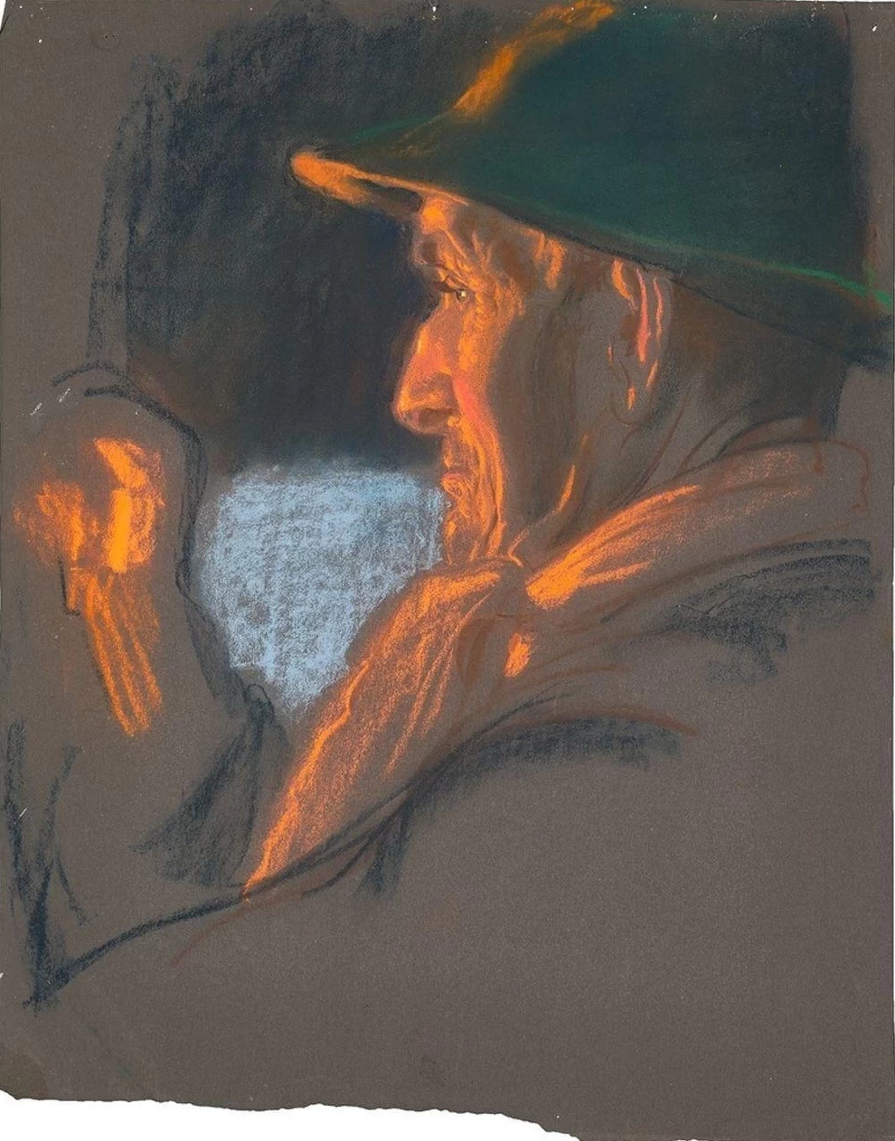 Alla luce di una lampada - studio